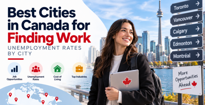 Best Cities in Canada for Finding Work: Unemployment Rates by City
